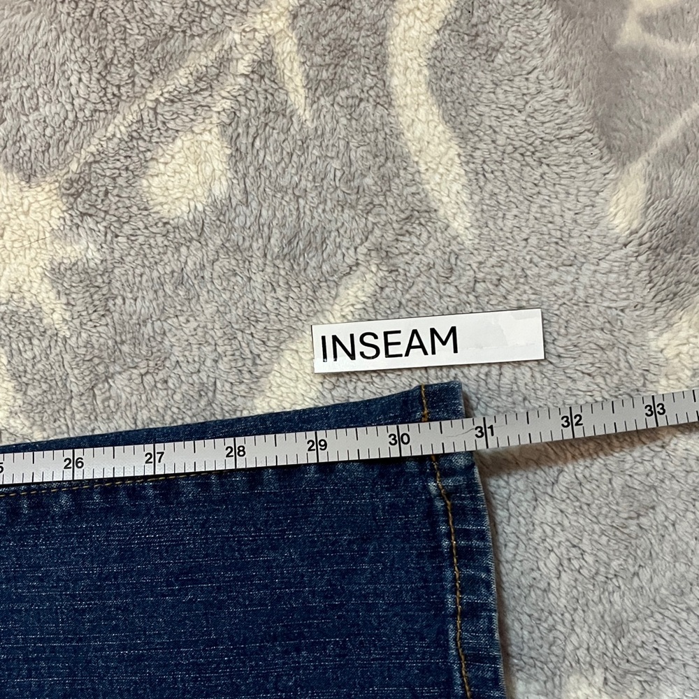 NYDJ Dark Blue Flare Jeans Wide Leg - Picture 9 of 14